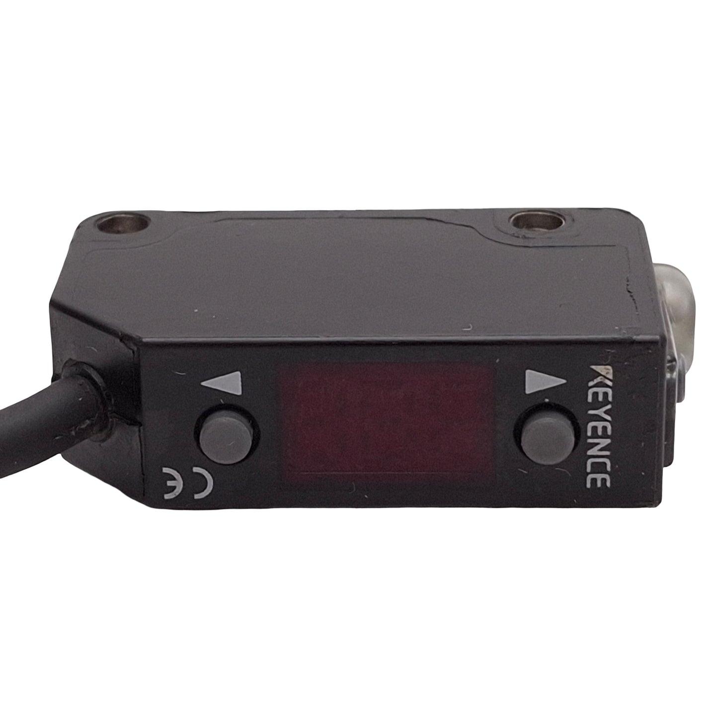 Used Keyence PZ-V32P Photoelectric Sensor, PNP, Red LED, 5-300mm, M8 4-Pin, 12-24VDC