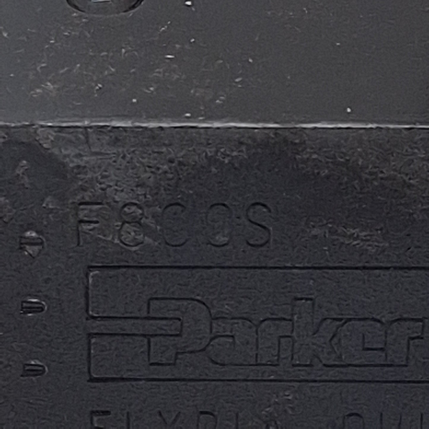 Used Parker F800S In-Line Flow Control Valve 5000psi, 1/2in x 1/2in Female NPT, 15gpm