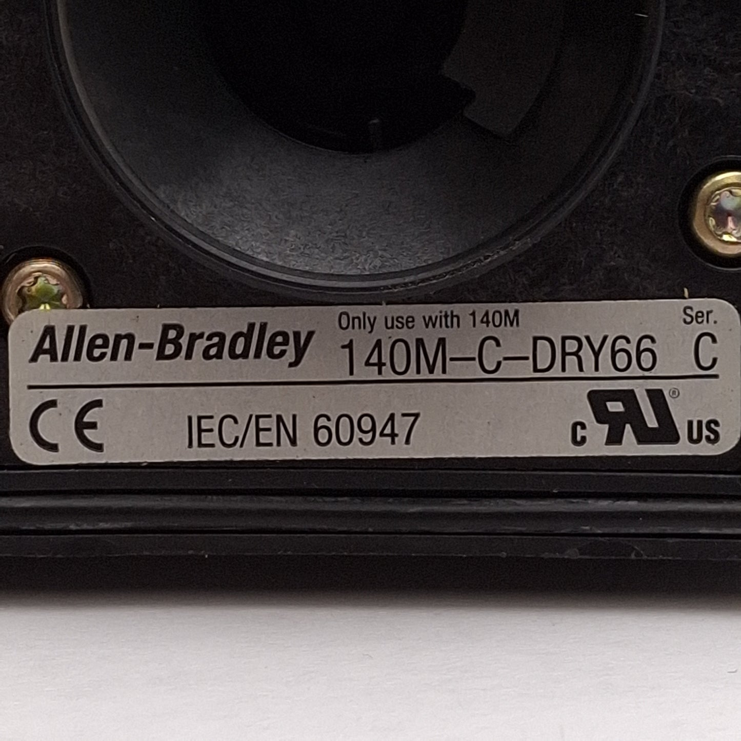 Used Allen Bradley 140M-C2E-C10 Motor Protection Circuit Breaker w/ Handle, 6.3-10A
