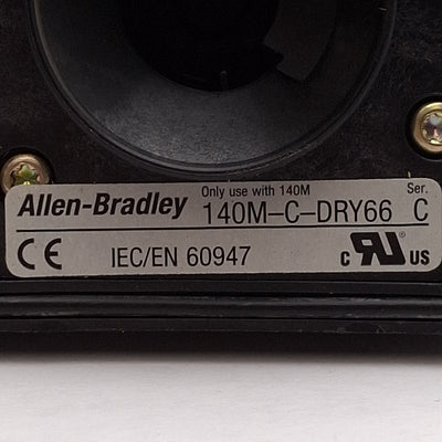 Used Allen Bradley 140M-C2E-C10 Motor Protection Circuit Breaker w/ Handle, 6.3-10A