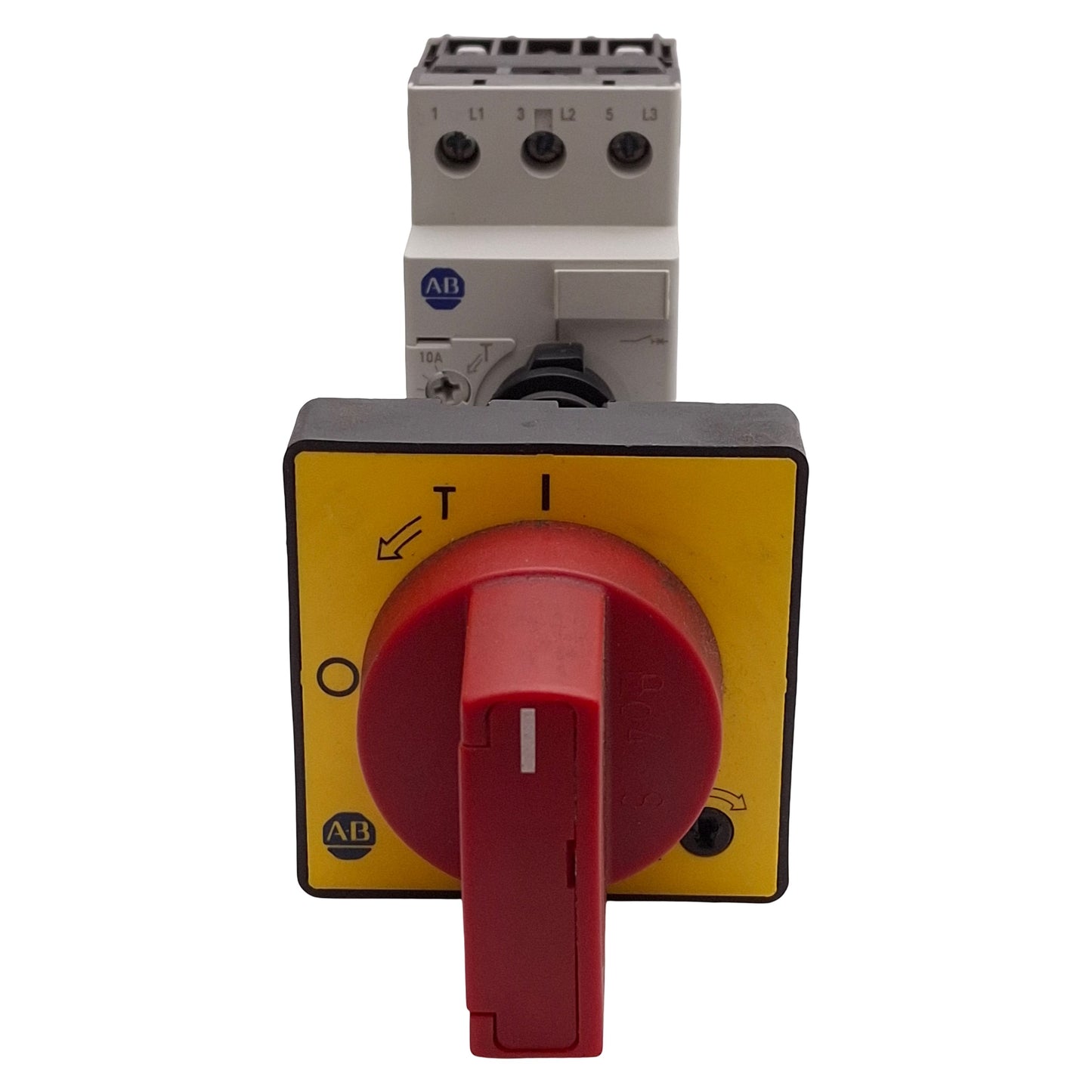 Used Allen Bradley 140M-C2E-C10 Motor Protection Circuit Breaker w/ Handle, 6.3-10A