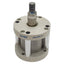Used Bimba FO-311-M FLAT-1 Pneumatic Cylinder ø2in Bore 1in Stroke, 1/8in NPT, 200psi
