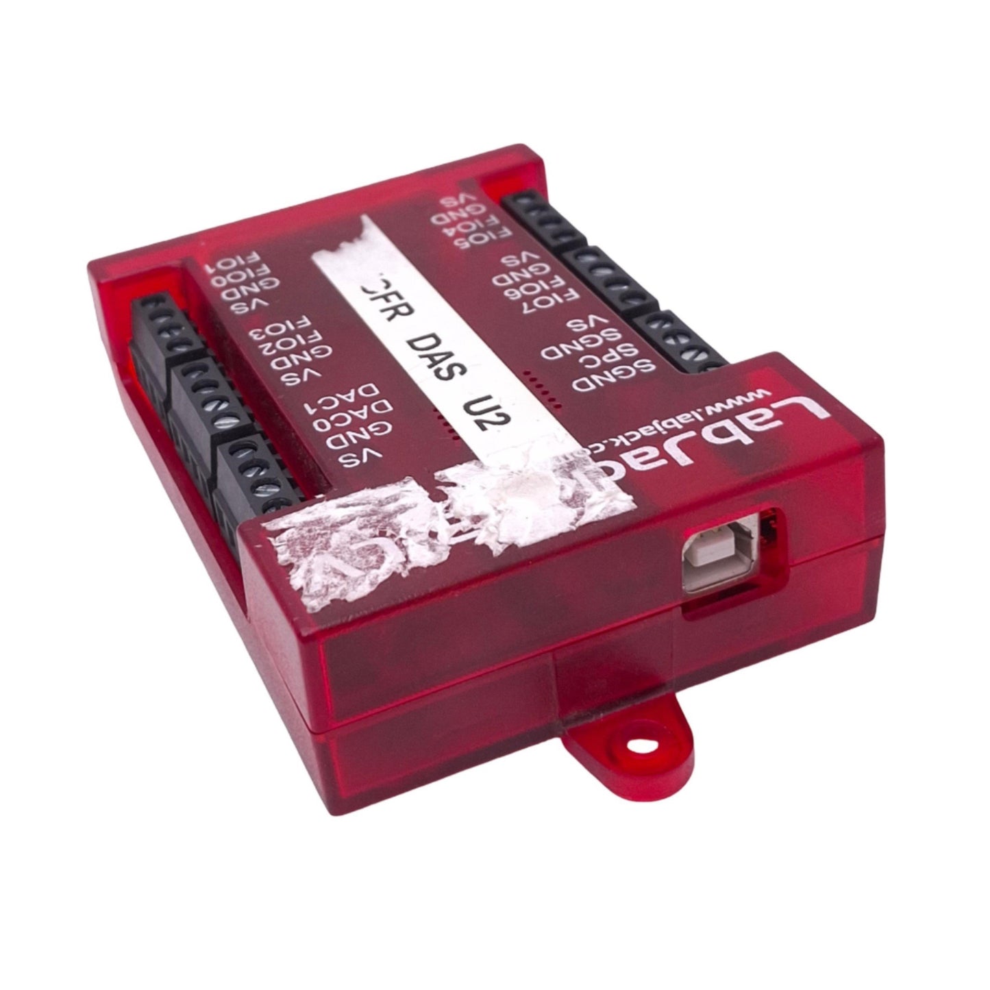 Used LabJack U3-LV Multifunction USB Data Acquisition Module, USB-B, DB15F, 0-3.6VDC