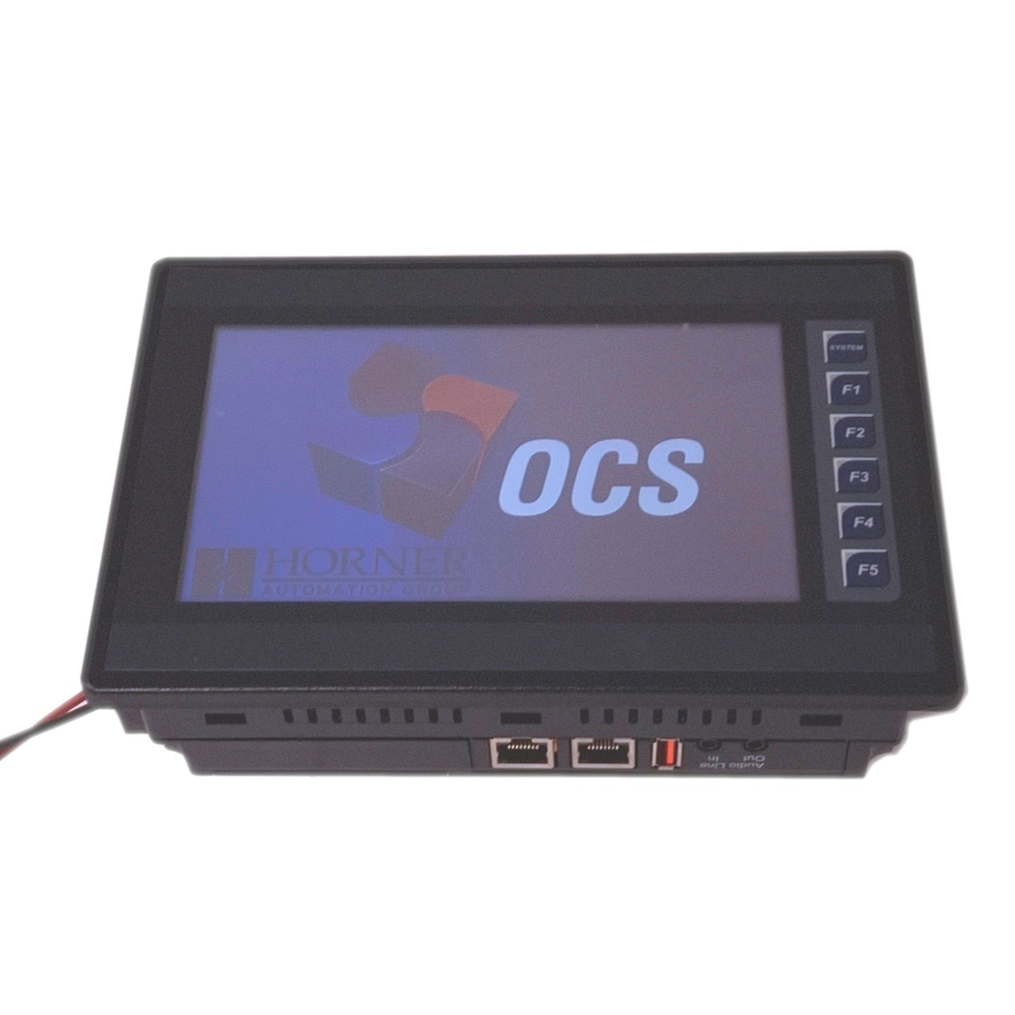 Used Horner HE-XW1E4PJ XL7 Operator Control Station, 7in Color Touchscreen, 10-30VDC