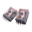 Used Lot of 2 Schneider RXM4GB2F7 Relays, 4PDT 14-Pin, 250VAC 3A Max, 120VAC Coil