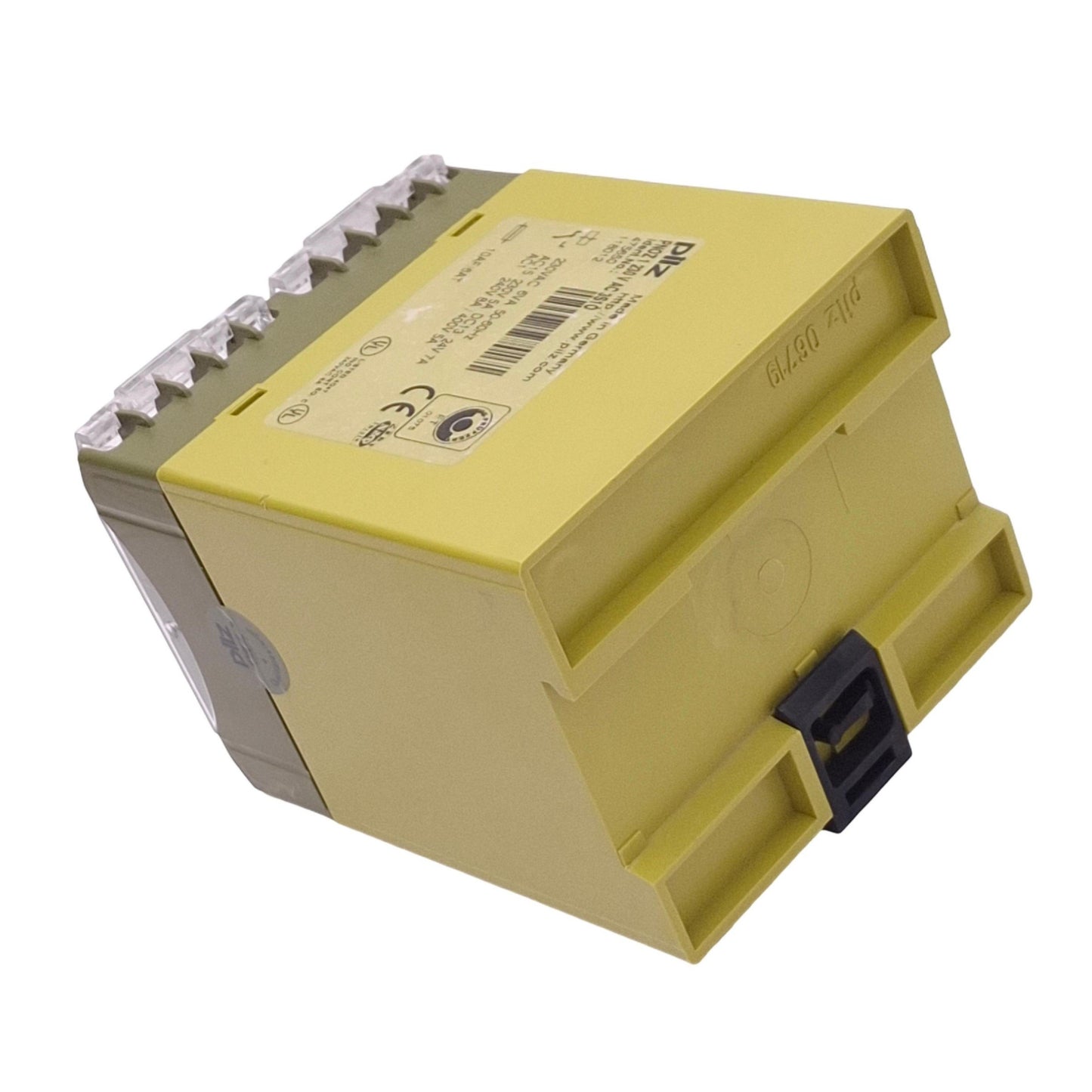 Used Pilz PNOZ1230VAC3S1O Safety Relay, 3NO 1NC, 8A Max, 230VAC In, DIN Rail