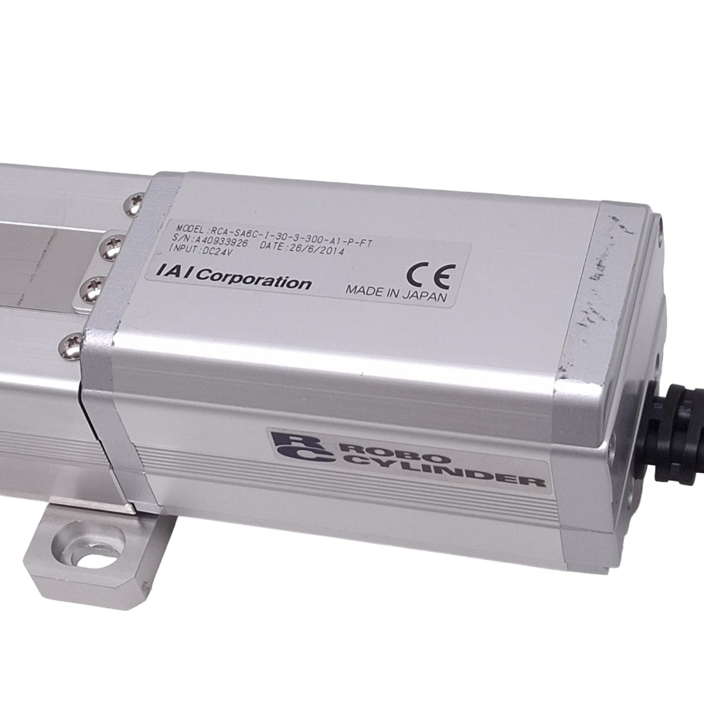 Used IAI RCA-SA6C-I-30-3-300-A1-P-FT ROBO CYLINDER Electric Actuator, 300mm Stroke