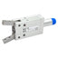 Used SMC MHCA2-6SK Pneumatic Parallel Gripper, ø6mm Bore, 30°~-10°, 0.024Nm, 0.6MPa