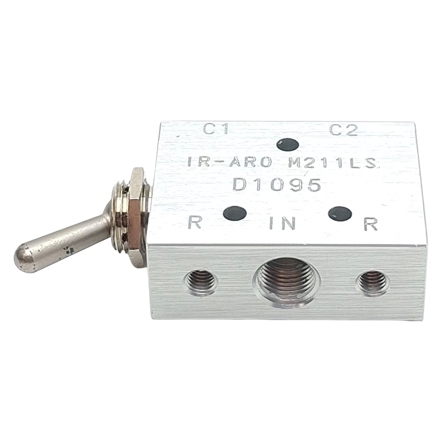 Used Ingersoll Rand IR-ARO M211LS Toggle Air Control Valve 4/2-Way, 1/8in NPT, 150psi
