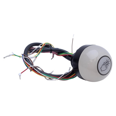 Used Banner K50APT2GRYF2 Illuminated Touch Button 12-30VDC, PNP, Yl Gr Rd, 1ft Cable