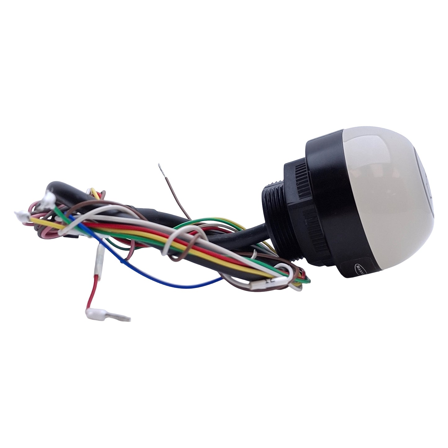 Used Banner K50APT2GRYF2 Illuminated Touch Button 12-30VDC, PNP, Yl Gr Rd, 1ft Cable