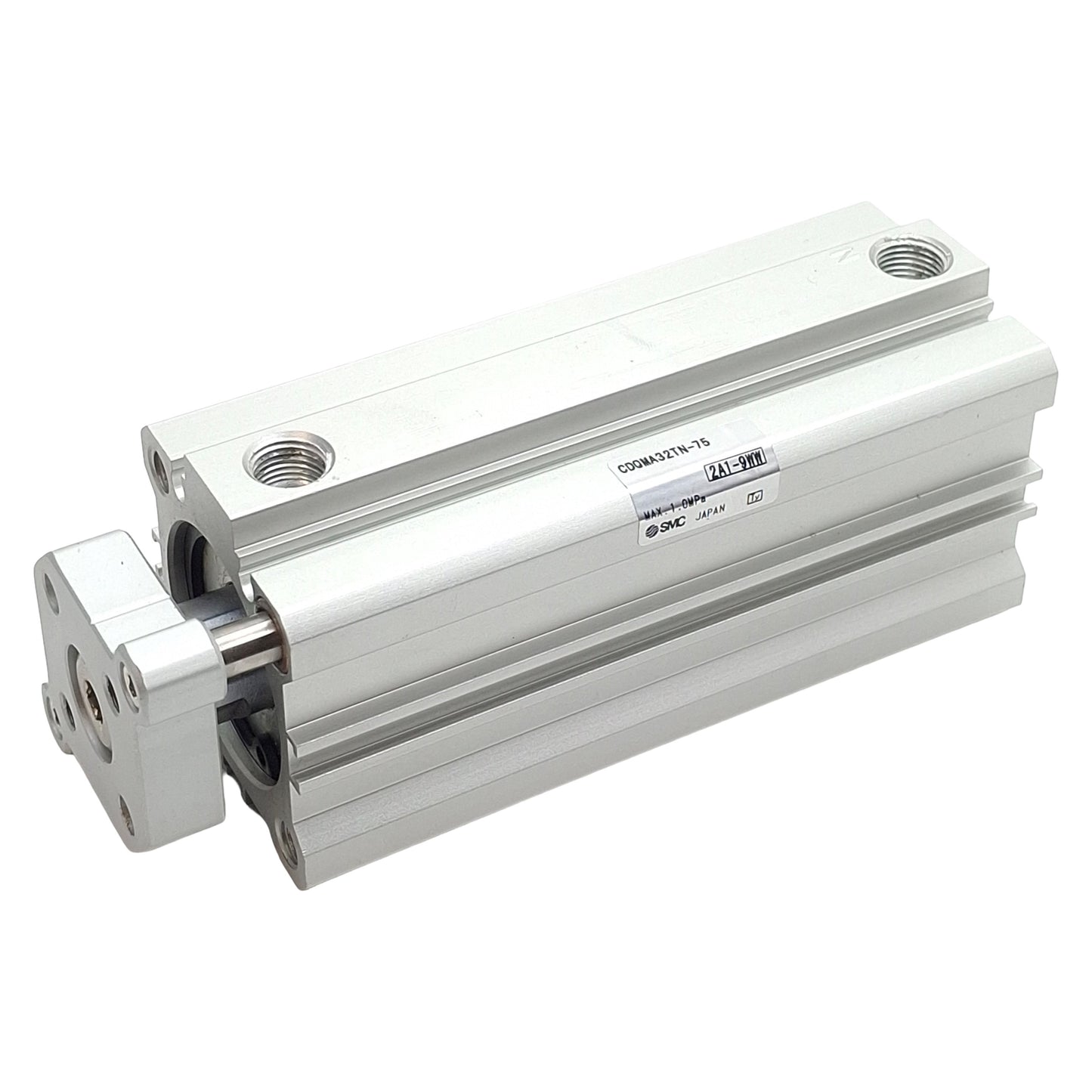 Used SMC CDQMA32TN-75 Compact Pneumatic Cylinder, ø32mm Bore, 75mm Stroke, 1/8in NPT