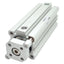 Used SMC CDQMA32TN-75 Compact Pneumatic Cylinder, ø32mm Bore, 75mm Stroke, 1/8in NPT
