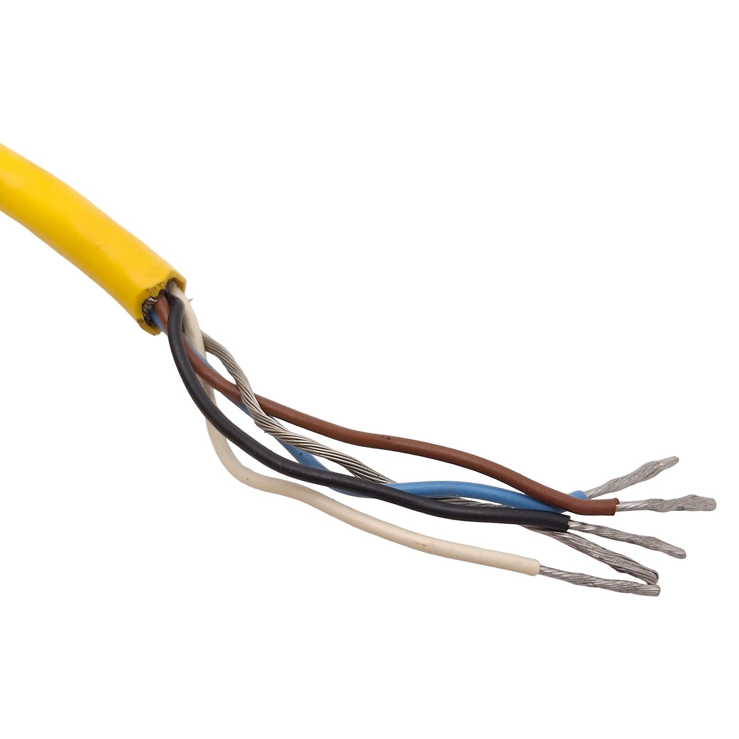 Used Banner QDC-525C 37443 Single Ended Cordset, 60VDC 5A, 7/8in 5-Pin Female, 7.5m