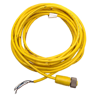 Used Banner QDC-525C 37443 Single Ended Cordset, 60VDC 5A, 7/8in 5-Pin Female, 7.5m