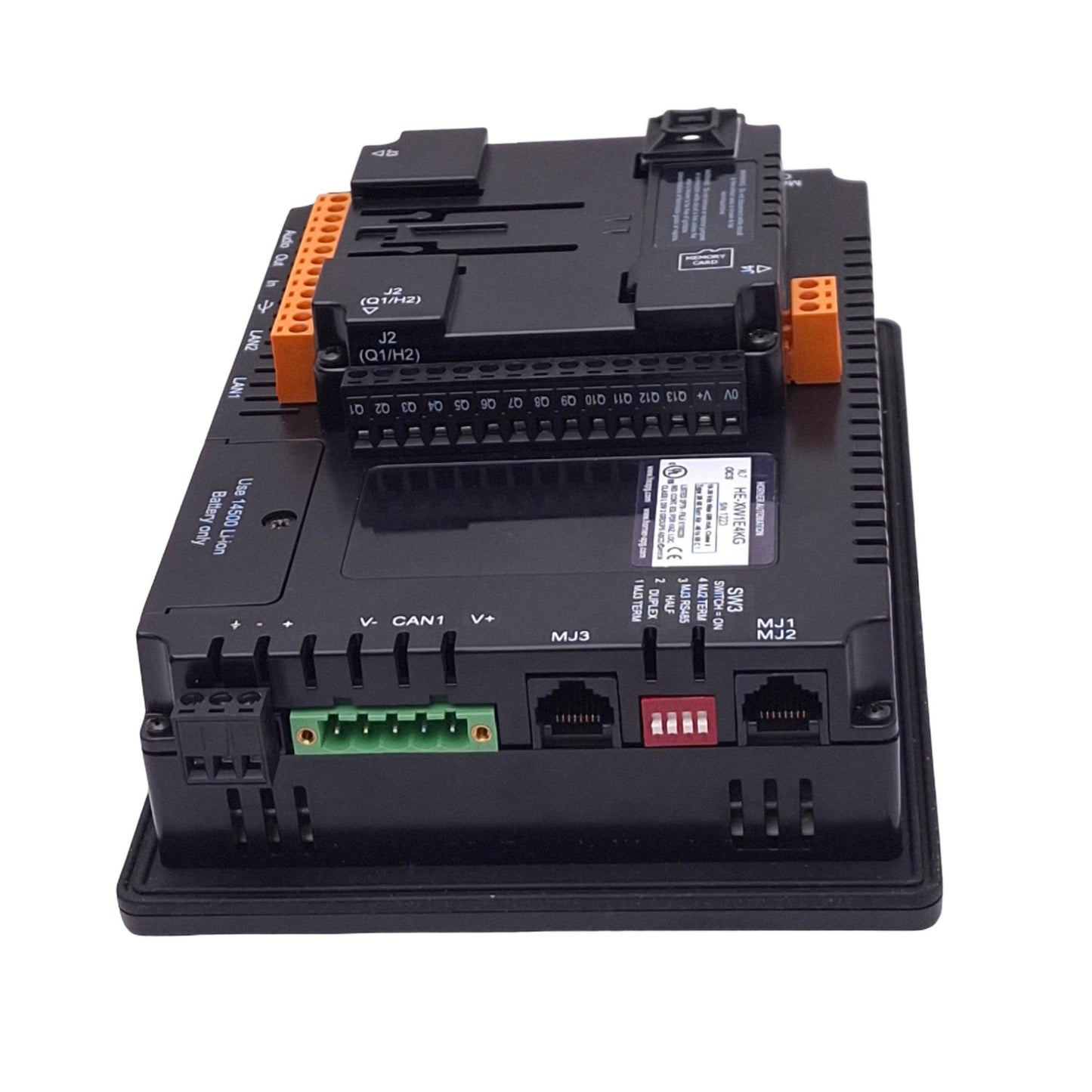 Used Horner HE-XW1E4KG XL7 Operator Control Station, 7in Color Touchscreen, 10-30VDC