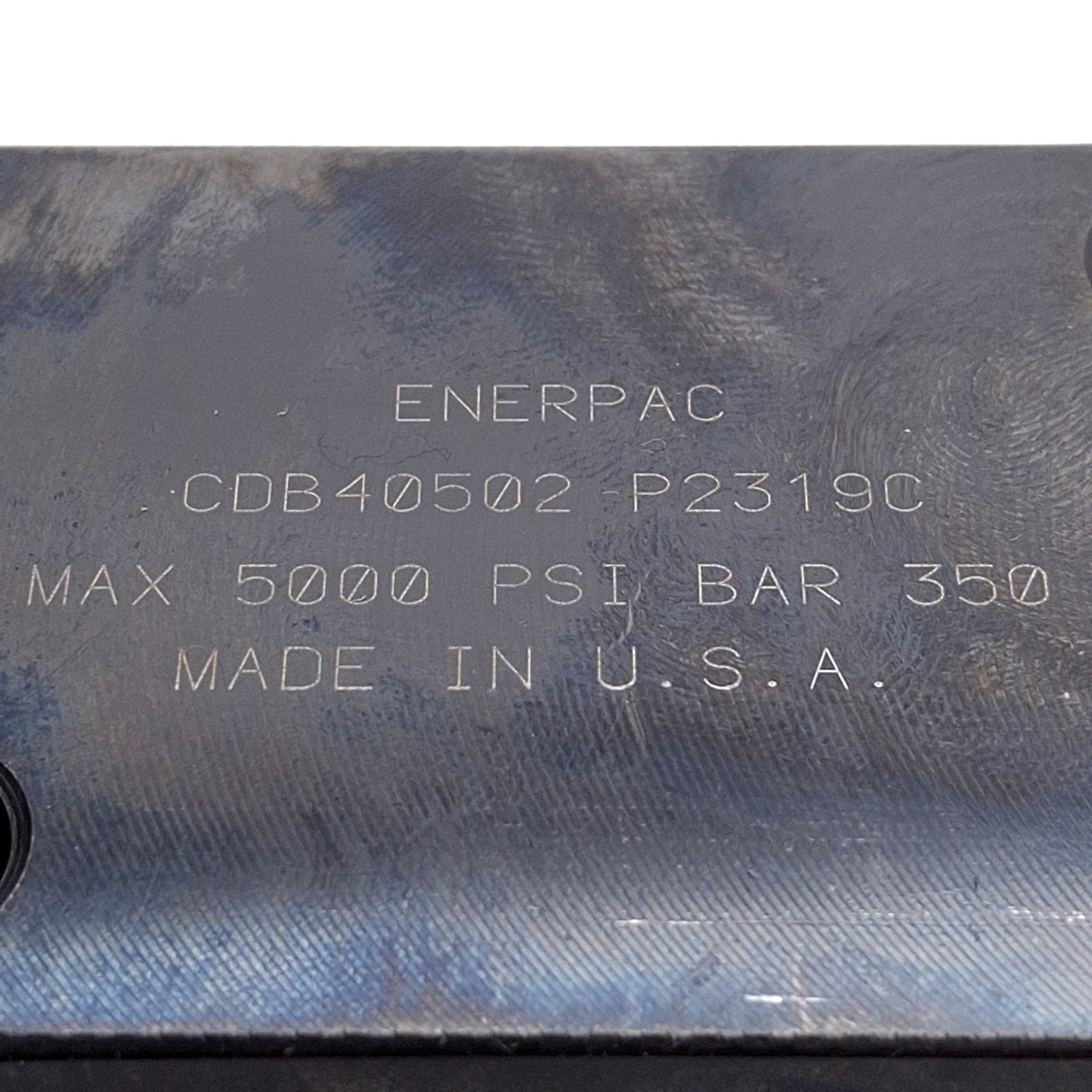 Used Enerpac CDB40502-P2319C Hydraulic Cylinder, 50mm Stroke, 5000psi, G1/8 Ports