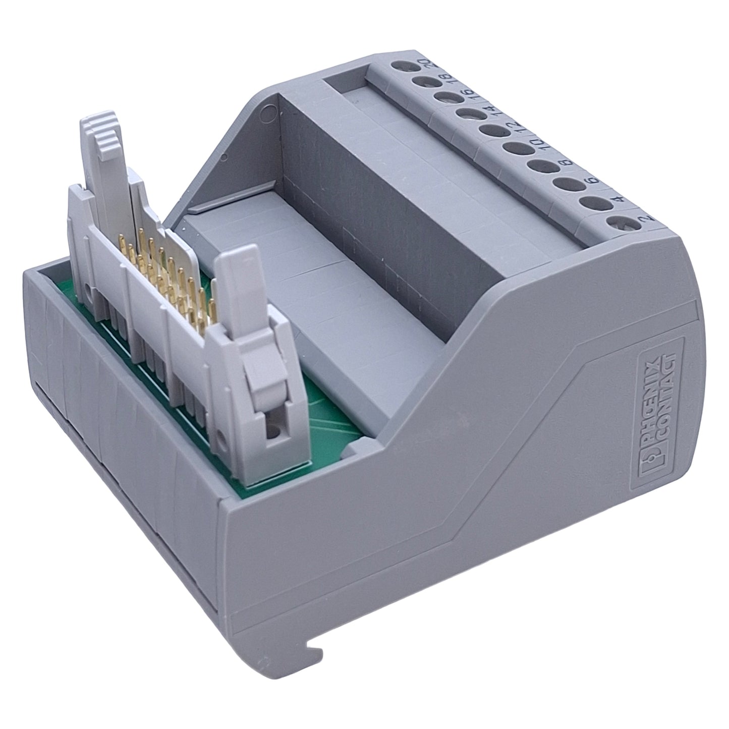Used Phoenix Contact VIP-2/SC/FLK20 Interface Breakout Module 25VAC 60VDC, 1A