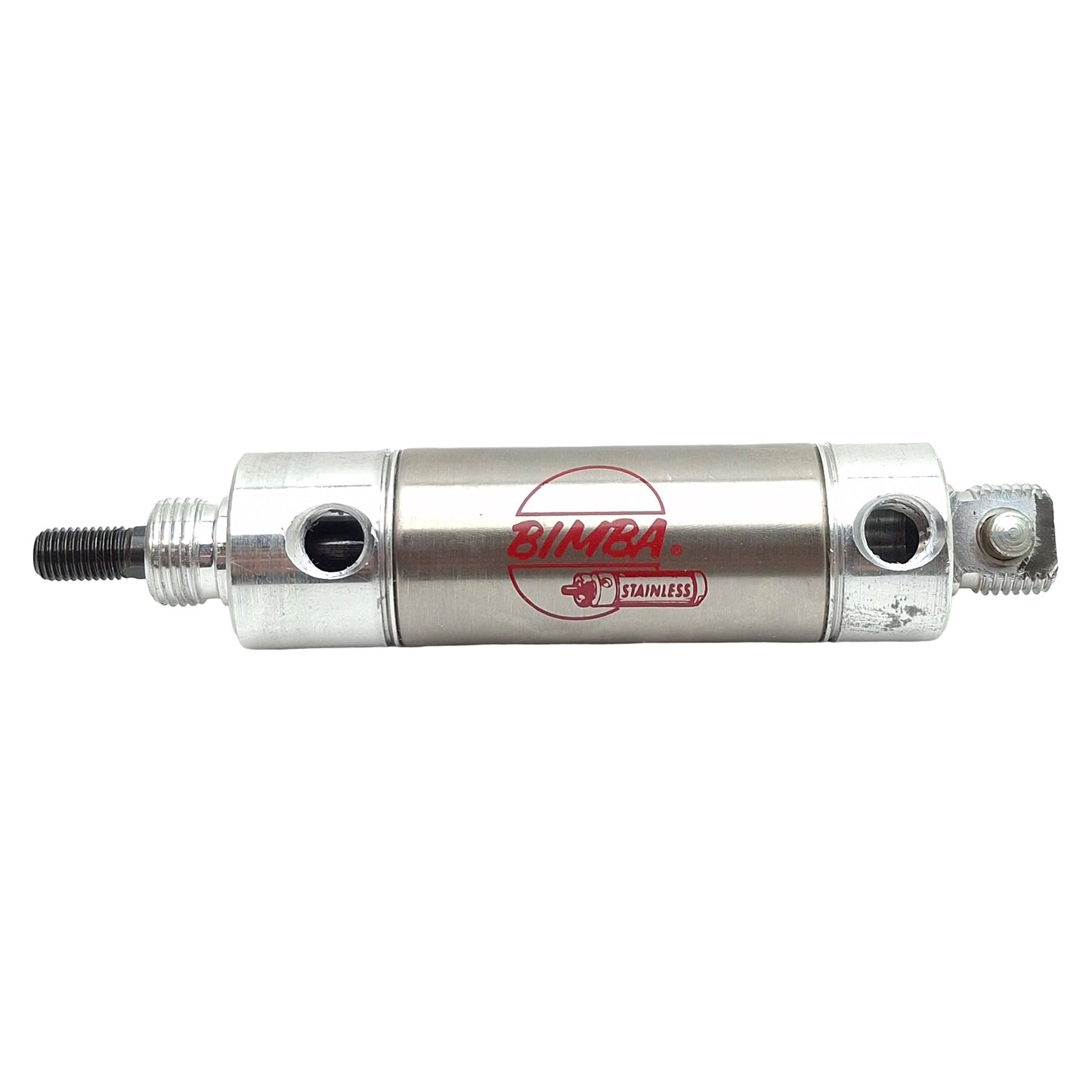 Used Bimba 091-DP Pneumatic Cylinder, ø1-1/16in Bore, 1in Stroke, 1/8in NPT, 250psi