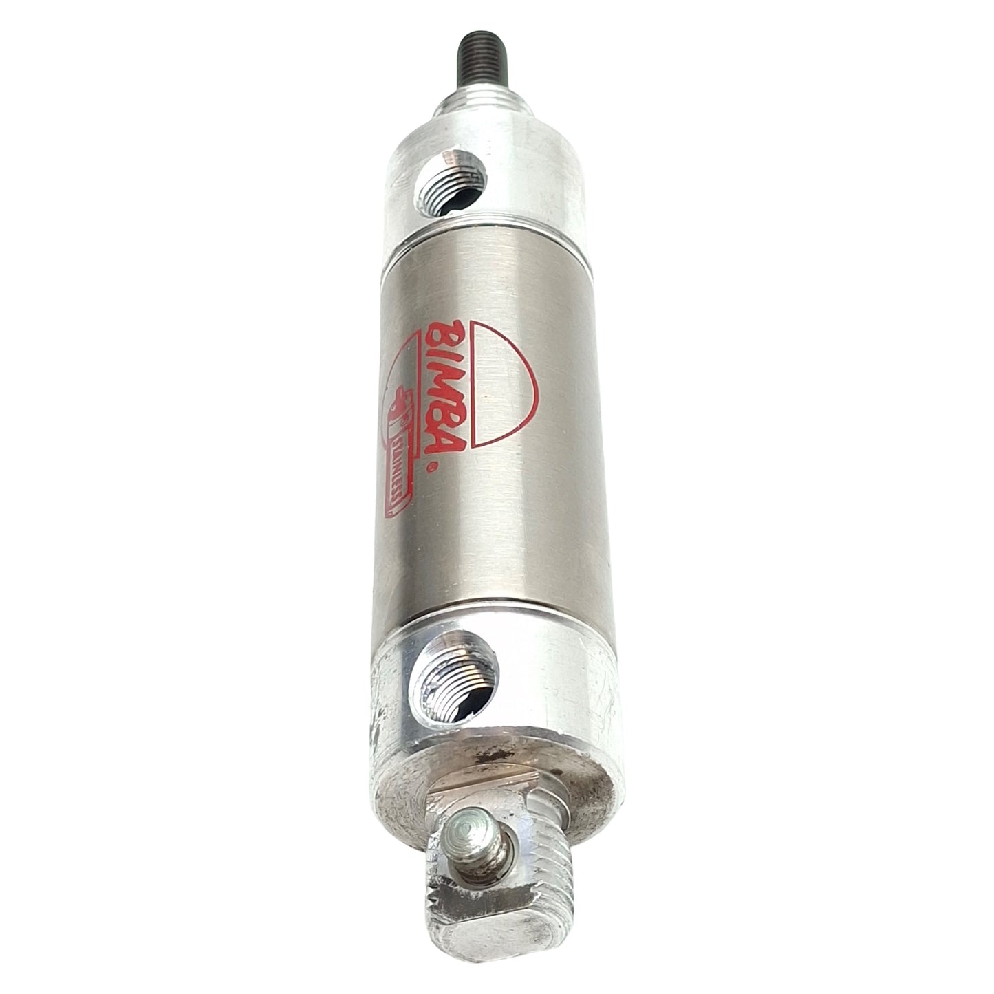 Used Bimba 091-DP Pneumatic Cylinder, ø1-1/16in Bore, 1in Stroke, 1/8in NPT, 250psi