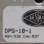 Used Destaco DPG-10-1 Parallel Gripper, ø0.688in Bore, 0.25in Stroke, 50lbf, 100psi
