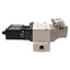 Used SMC VP544-5DZ1-03N-M-X555 Dual Residual Relief Valve w/ Soft Start-Up, 24VDC