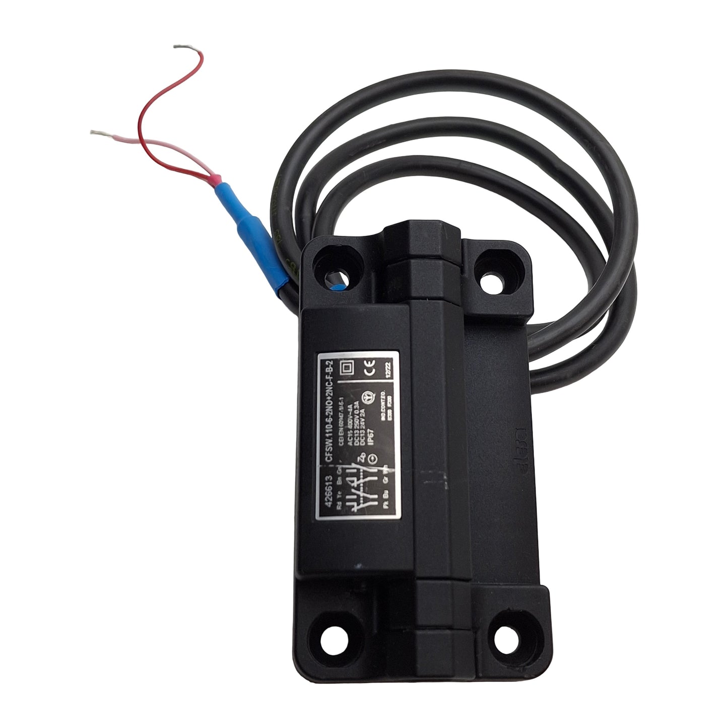 Used Elesa CFSW.110-6-2NO+2NC-F-B-2 Hinged Safety Interlock Switch 400VAC 4A