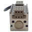 Used Destaco DPG-10-1-O-V Parallel Gripper, ø0.688" Bore, 0.25" Stroke, 50lbf, 100psi