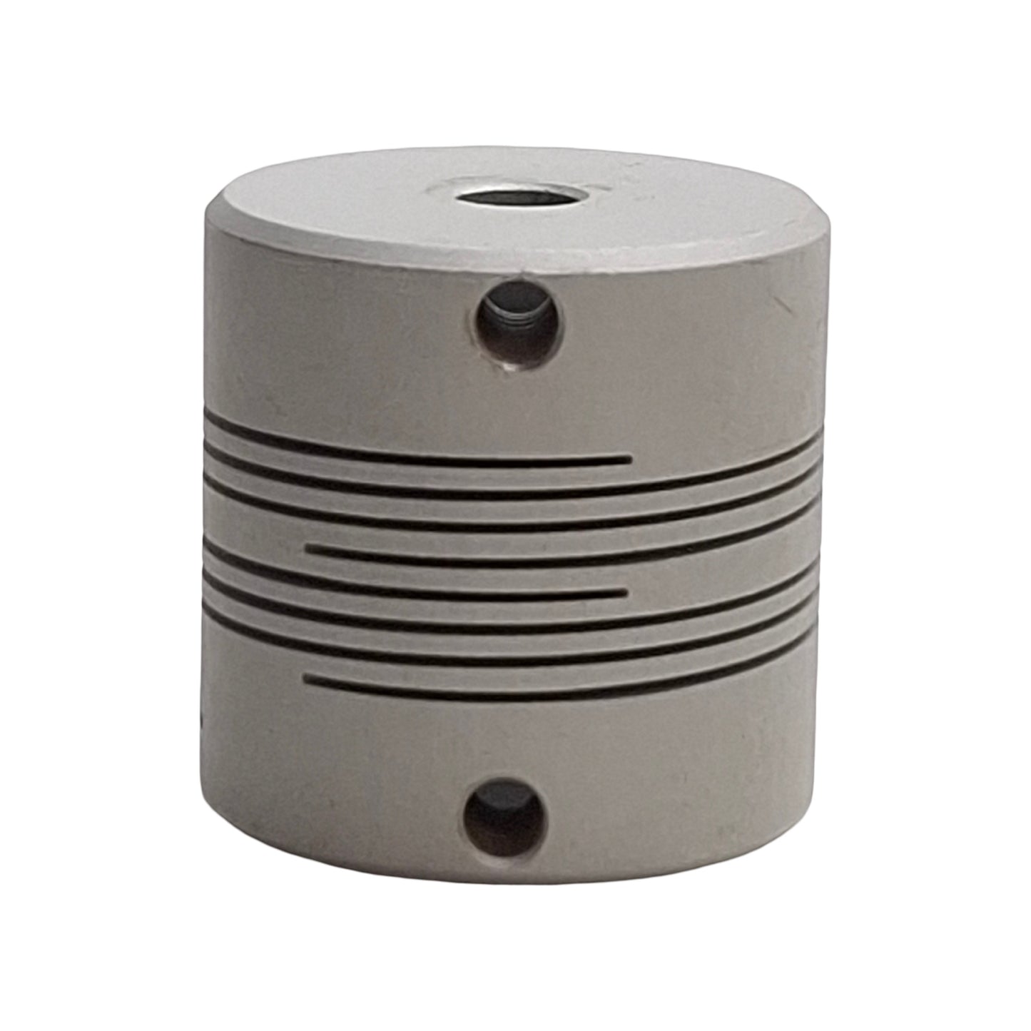 Used Helical AR125-16-8 Flexible Aluminum Coupling, Set Screw, 1/4in to 1/2in Bore