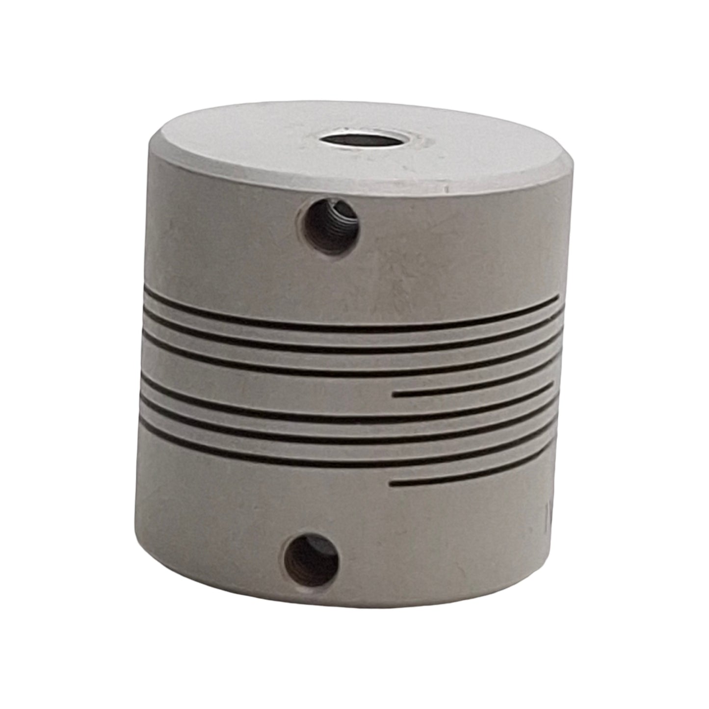 Used Helical AR125-16-8 Flexible Aluminum Coupling, Set Screw, 1/4in to 1/2in Bore