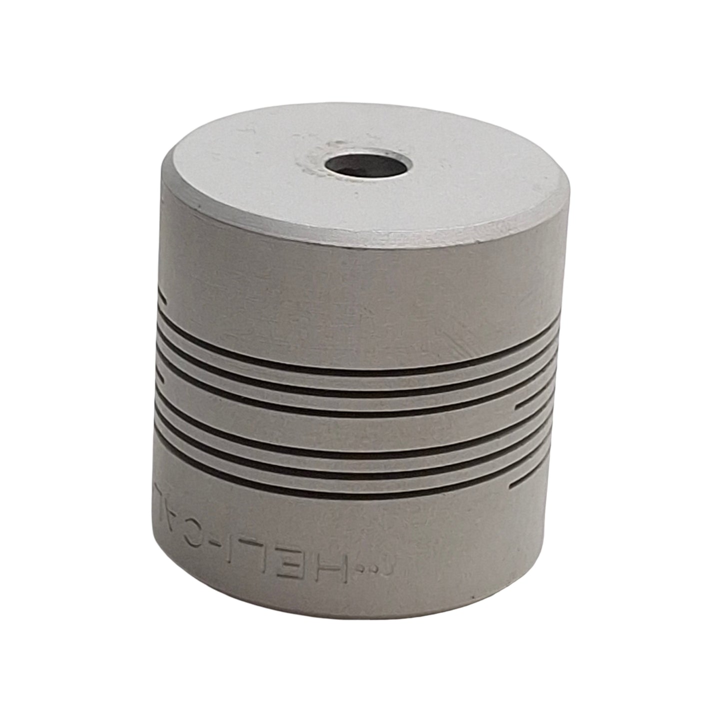 Used Helical AR125-16-8 Flexible Aluminum Coupling, Set Screw, 1/4in to 1/2in Bore