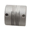 Used Helical AR125-16-8 Flexible Aluminum Coupling, Set Screw, 1/4in to 1/2in Bore
