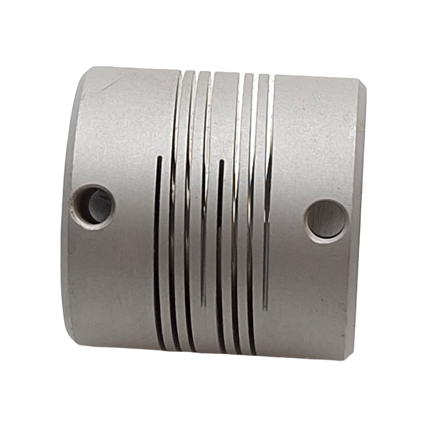 Used Helical AR125-16-8 Flexible Aluminum Coupling, Set Screw, 1/4in to 1/2in Bore