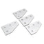 Used Lot of 4 80/20 4150 Angled Flat Plate, 4-Hole, 10-Series, 3in x 2in x 0.188in