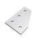 Used Lot of 4 80/20 4150 Angled Flat Plate, 4-Hole, 10-Series, 3in x 2in x 0.188in