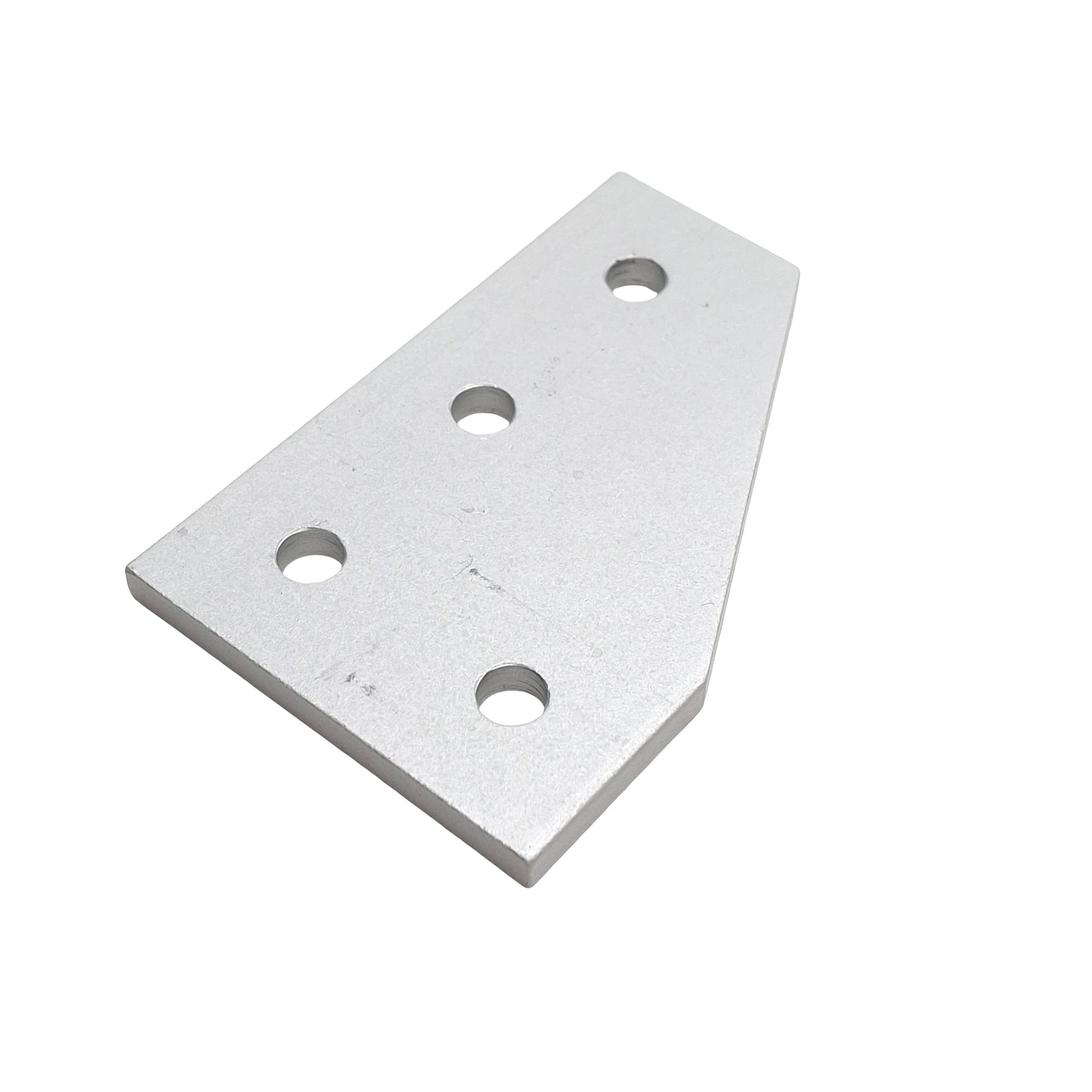 Used Lot of 4 80/20 4150 Angled Flat Plate, 4-Hole, 10-Series, 3in x 2in x 0.188in