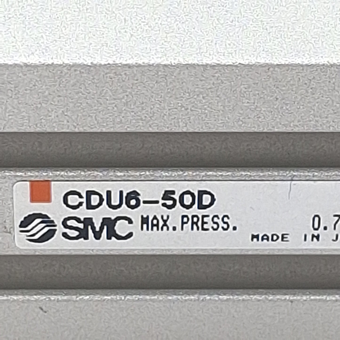 Used SMC CDU6-50D Free Mount Cylinder, ø6mm Bore, 50mm Stroke, M5 x 0.8, 0.7MPa Max