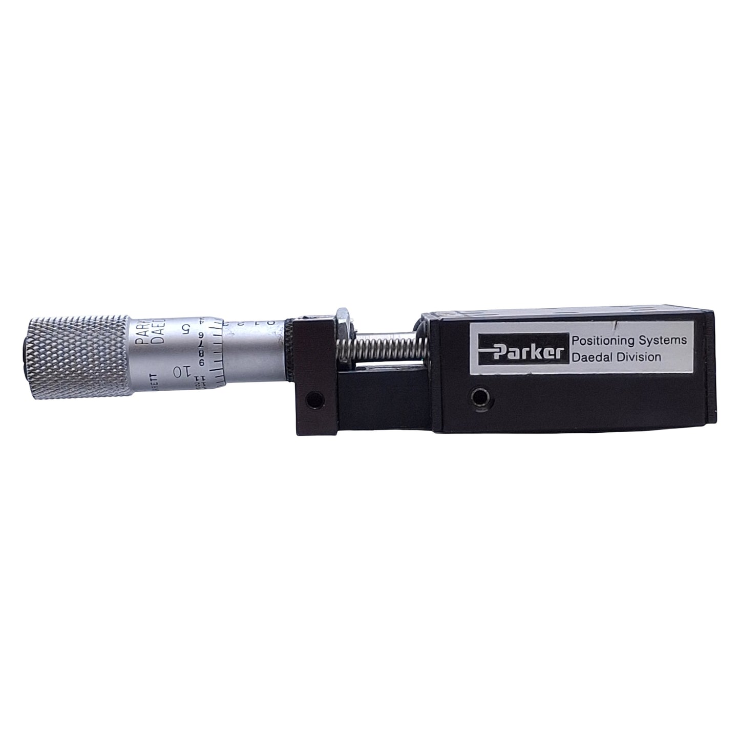 Used Parker 4002 Mini Ball Bearing Linear Stage Micrometer Positioner 0.5" Travel