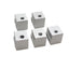Used Lot of 5 80/20 2427 Aluminum Extrusion Panel Mount Block 10 Series *No Hardware*