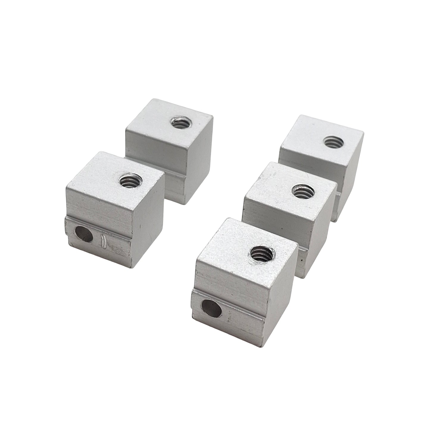 Used Lot of 5 80/20 2427 Aluminum Extrusion Panel Mount Block 10 Series *No Hardware*
