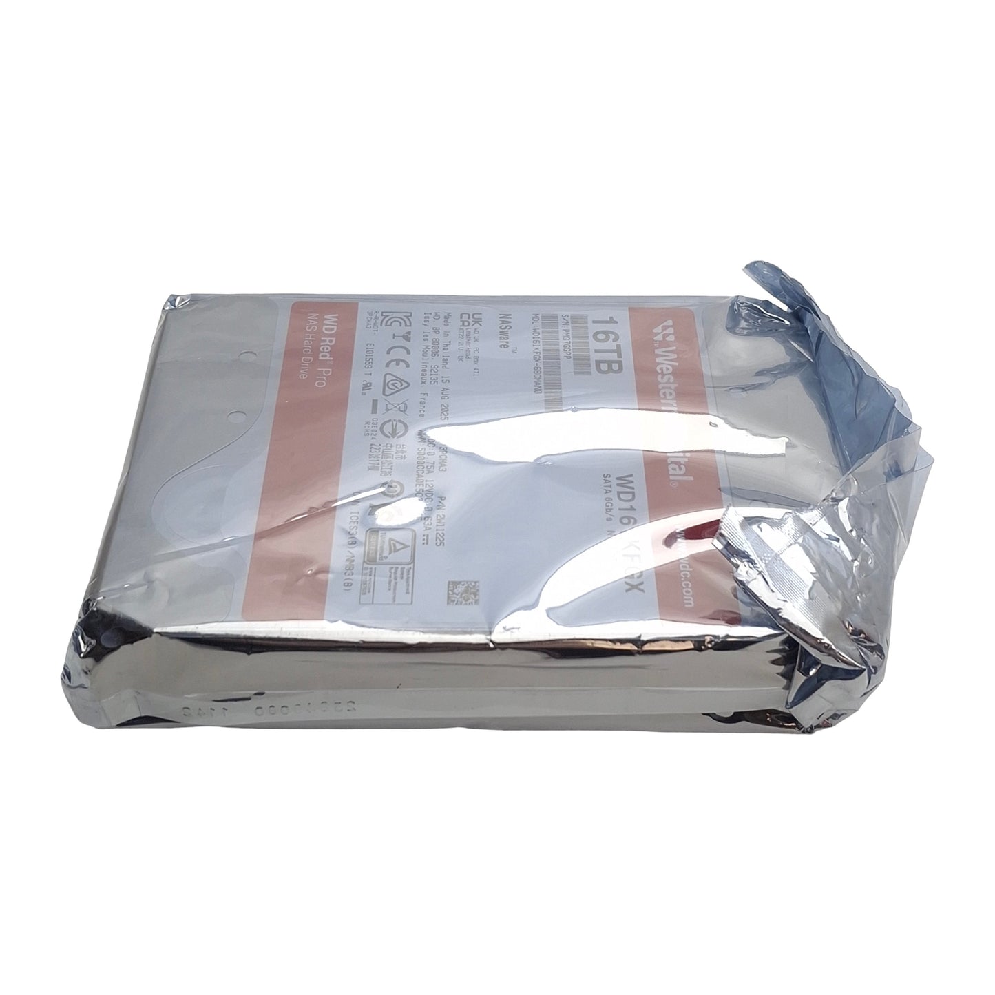 New Western Digital WD161KFGX-SPCMAN0 WD Red Pro NAS HDD, 16TB, SATA, 3.5in