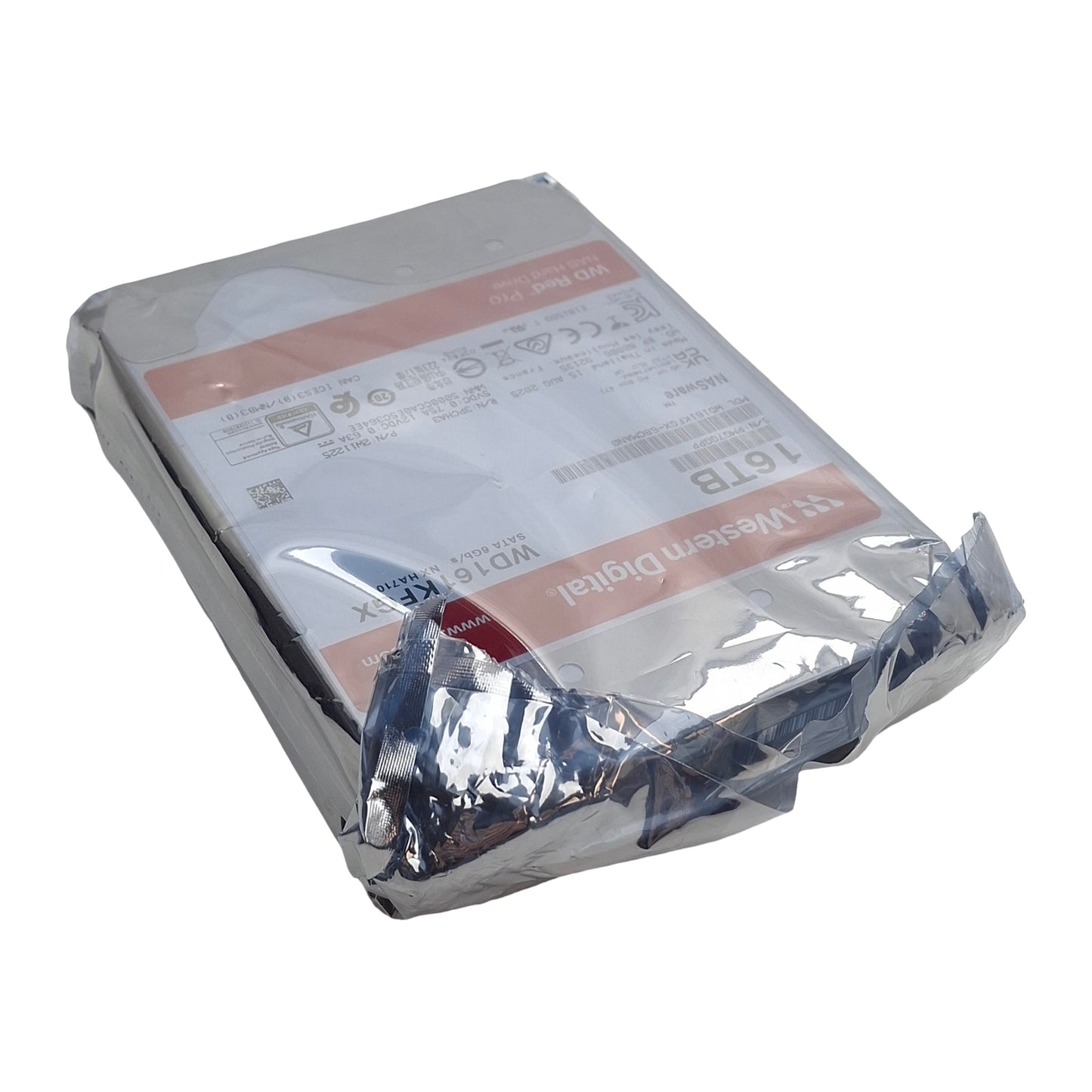 New Western Digital WD161KFGX-SPCMAN0 WD Red Pro NAS HDD, 16TB, SATA, 3.5in