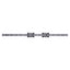 Used IKO LWL9B Linear Ball Bearing Carriage Slide (2x) w/ 280mm Guide Rail, 9mm Wide