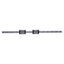 Used IKO LWL9B Linear Ball Bearing Carriage Slide (2x) w/ 280mm Guide Rail, 9mm Wide