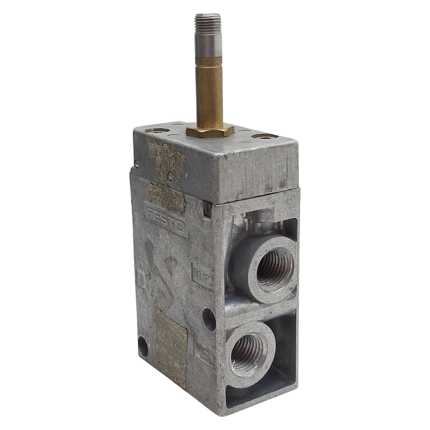 Used Festo MFH-3-1/4-NPT Solenoid Valve, 3/2-Way, 1/4in NPT, M5, 0.15-0.8MPa