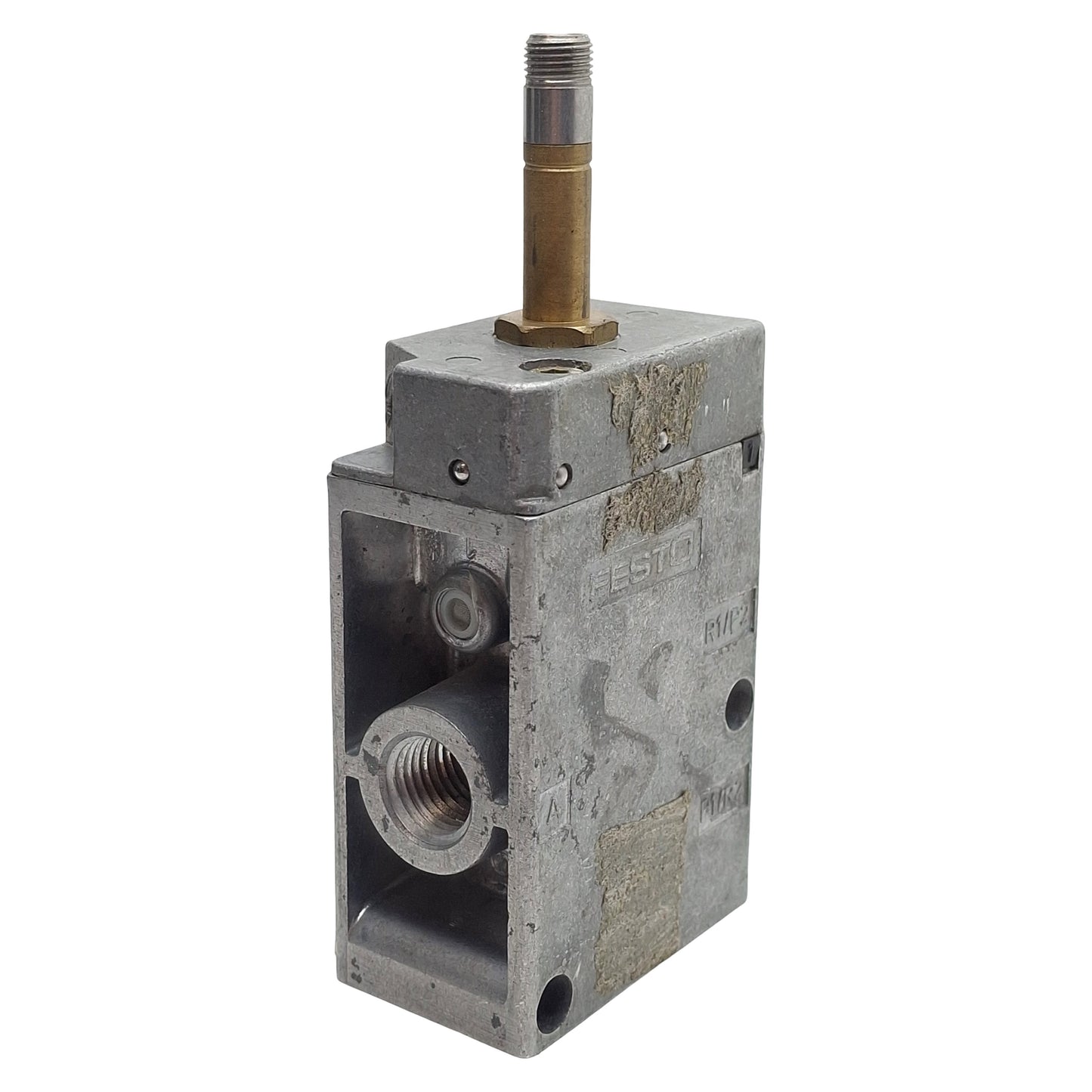 Used Festo MFH-3-1/4-NPT Solenoid Valve, 3/2-Way, 1/4in NPT, M5, 0.15-0.8MPa