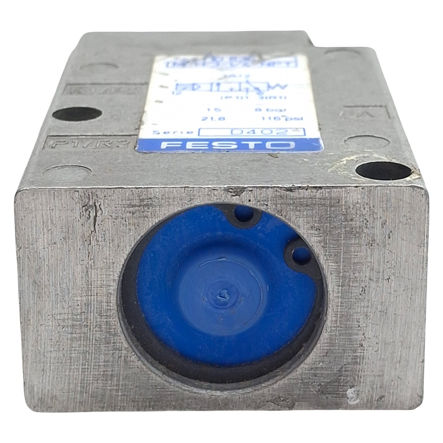 Used Festo MFH-3-1/4-NPT Solenoid Valve, 3/2-Way, 1/4in NPT, M5, 0.15-0.8MPa
