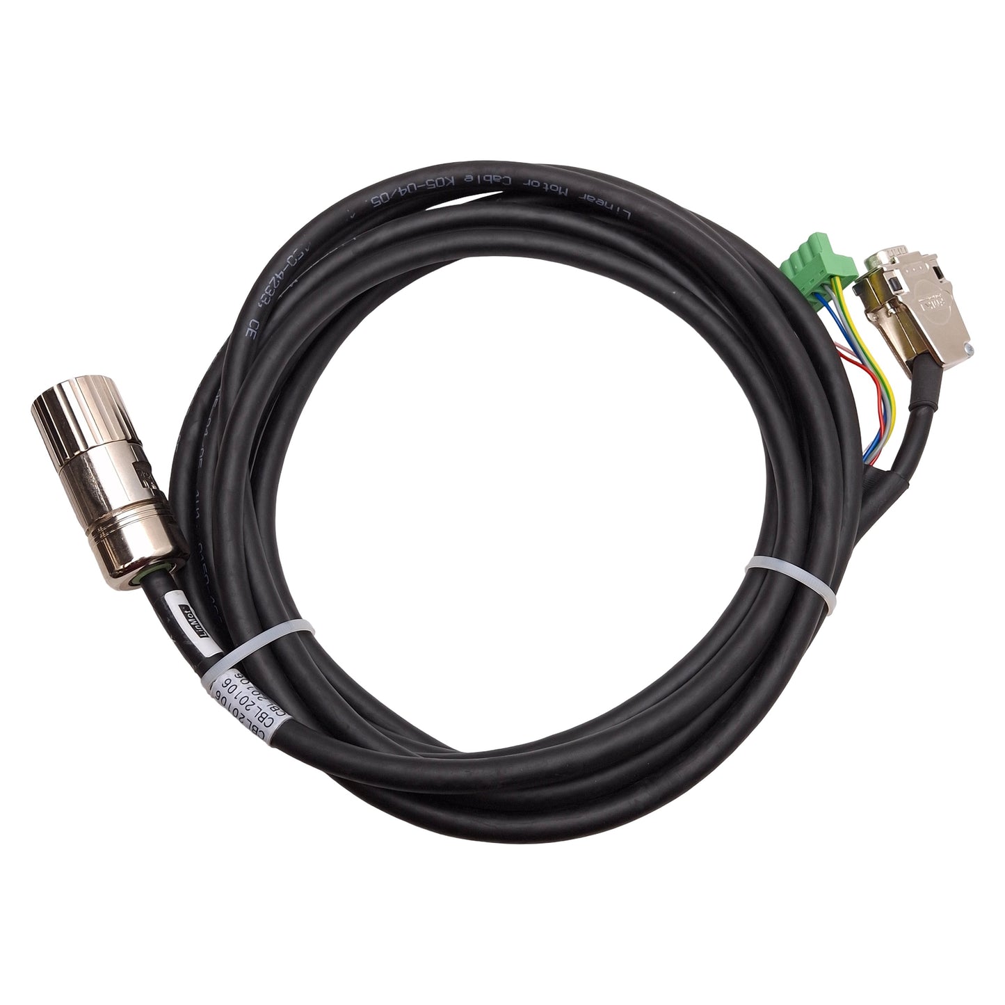 Used LinMot K05-Y/C-4 0150-2426 Motor Cable For C1100 & C1200 Linear Motor Drives, 4m