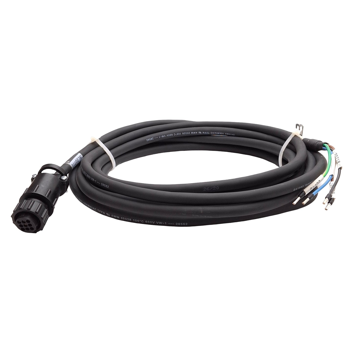 Used Allen Bradley 2090-CPWM6DF-16AA05 TL-Series Standard Motor Power Cable, 5m Long