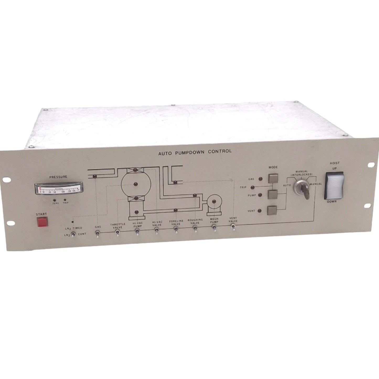 Used Perkin-Elmer 221-170-200 Auto Pumpdown Control for 4400 Sputtering System